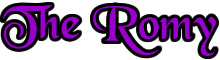 The Romy Logo Blue